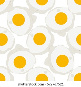 Yolk pattern. Fried eggs