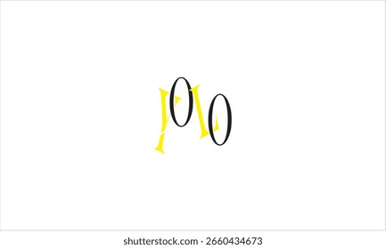 YOLO, OLOY LETRA ABSTRATA LOGOTIPO MONOGRAMA
