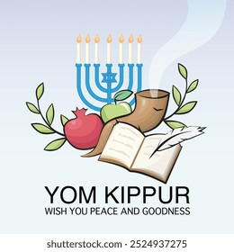 Yom Kippur banner, shana tova umetuka