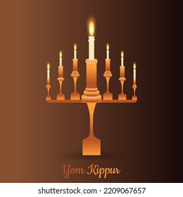 Yom Kippur Festival Vector illustration