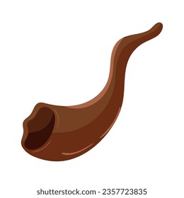 yom kippur horn icon isolated