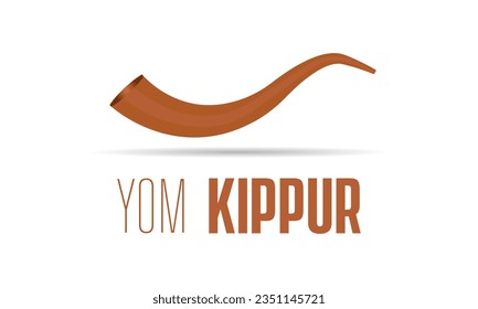 Yom Kippur. Reflection, Atonement, and Spiritual Renewal in the Holiest Day of Repentance and Forgiveness in the Jewish Faith vector illustration banner template.