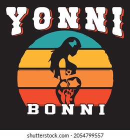 Yonni Bonni vintage T shirt design