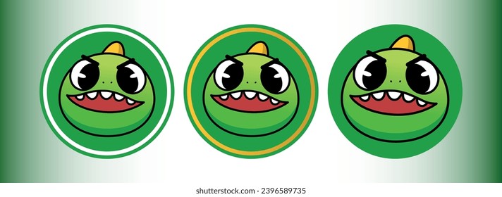 yooshi cryptocurrency drawings on abstract background. 3d illustrations.