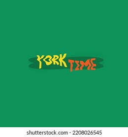 York time logo illustration poster design typography graphics print 