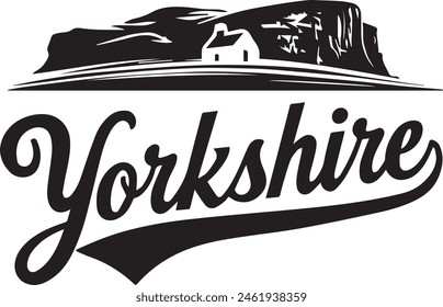 Yorkshire England Vector Illustration Design