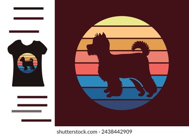 Yorkshire Terrier Hund T-Shirt Design