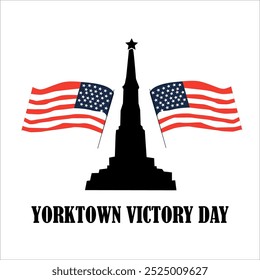 Yorktown Victory Day Vector Design