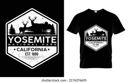 Yosemite national park California est. 1890 T Shirt 