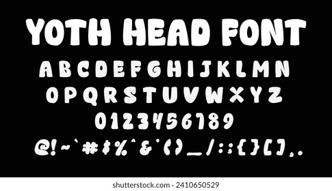 Yoth Head handmade display font. Heavy stroke, fun character with a bit of ligatures. To give you an extra creative work. Yoth Head handmade display font support multilingual more than 100+ language.
