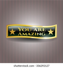 You are Amazing gold badge