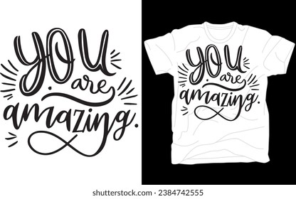 You Are Amazing Inspirational t shirt, Mental Health, Positive , Motivational, Self Love, You Matter