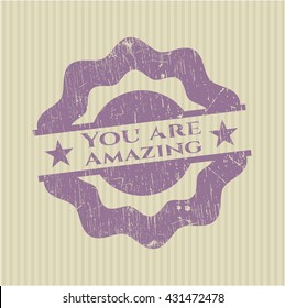You are Amazing rubber seal