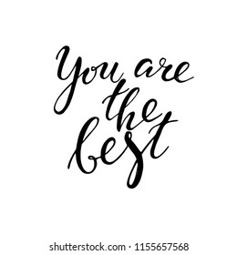 You Best Isolated Hand Written Quotes Stock Vector (Royalty Free ...