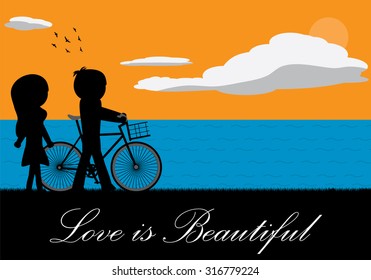 you and i with bicycle
