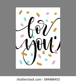 for you birthday card