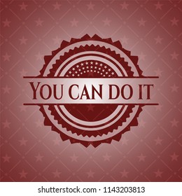 You can do it badge with red background
