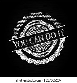 You can do it chalkboard emblem