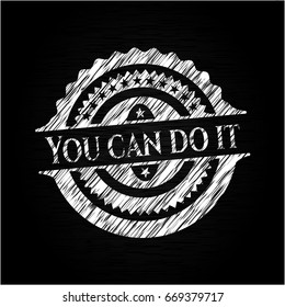 You can do it chalkboard emblem