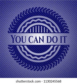 You can do it with denim texture