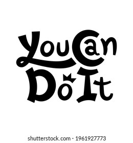 You can do it inspirational phrase on white background