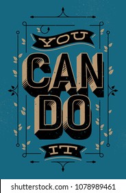 You Can Do It interior poster