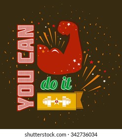 You can do it. Flat design