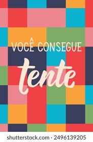 You can do it, try in Portuguese. Greeting card with hand drawn lettering.