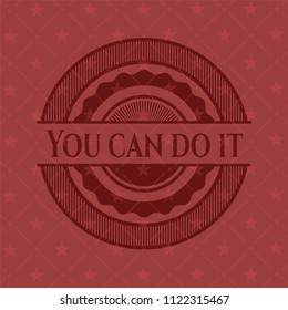 You can do it red emblem. Vintage.