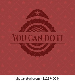 You can do it red emblem