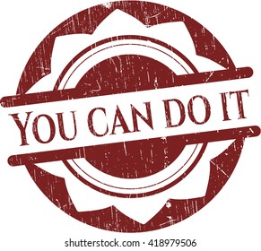 You can do it rubber grunge stamp