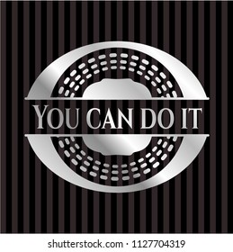 You can do it silvery shiny badge