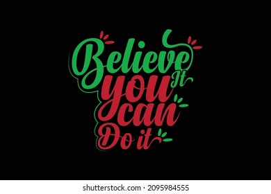 you can do it t shirt design