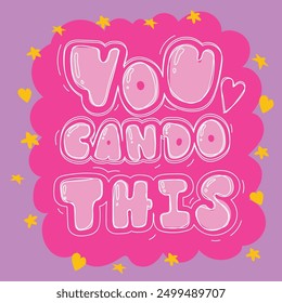 You can do this quote with flower, star element vector. Good Vibes Illustration bubble glossy style alphabet for t-shirt, sticker, print, poster, social media.