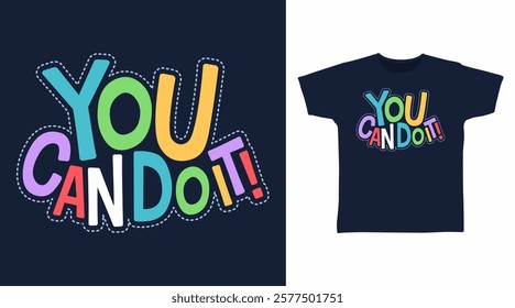 You can do it typography hand drawn, vector ready for print on t-shirt and other uses