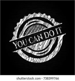 You can do it written on a chalkboard