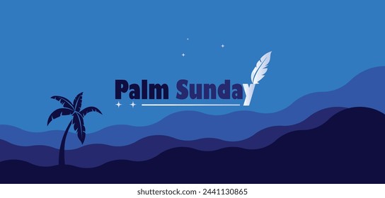 You can download the Palm Sunday Banner and Template