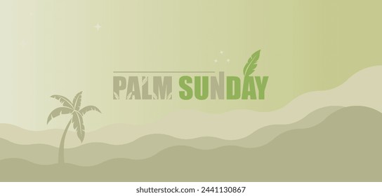 You can download the Palm Sunday Banner and Template