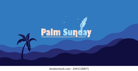 You can download the Palm Sunday Banner and Template