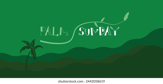 You can download the Palm Sunday Banner and Template