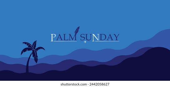 You can download the Palm Sunday Banner and Template