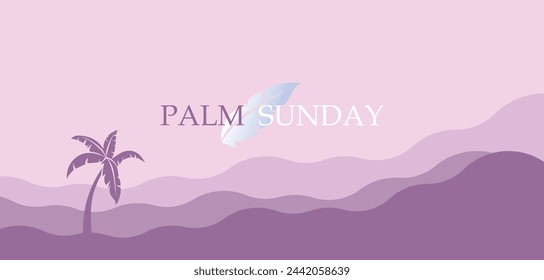 You can download the Palm Sunday Banner and Template