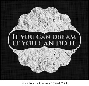 If you can dream it you can do it with chalkboard texture