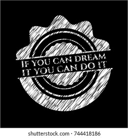 If you can dream it you can do it with chalkboard texture