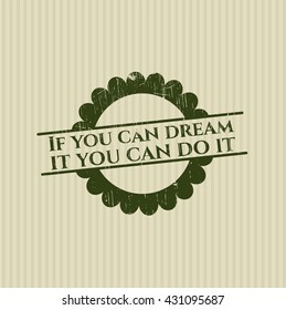 If you can dream it you can do it rubber stamp with grunge texture