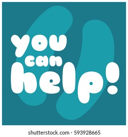 You Can Help Stock Vector (Royalty Free) 593928665 | Shutterstock