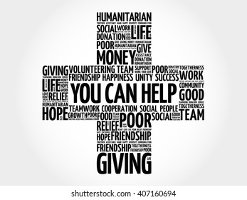 You can help word cloud collage, cross concept