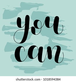 You can. Lettering illustration.