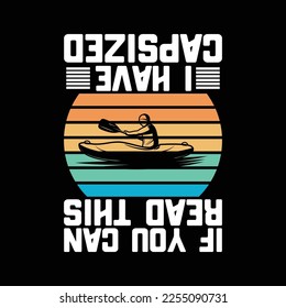 If You Can Read This I Have Capsized Retro Funny