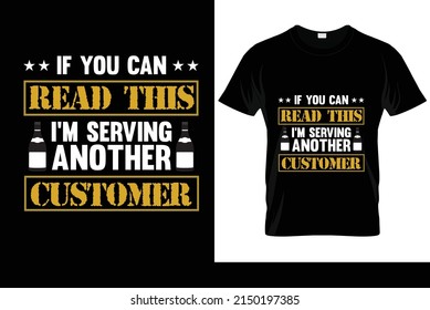 If you can read this t-shirt design